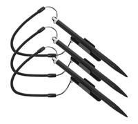 PACKOVE 3 Pezzi Penna per Scrittura con Schermo Resistivo in Alluminio e Rame, Impugnatura Confortevole, Anti-smarrimento con Cordino e Clip, per Smartphone e Tablet