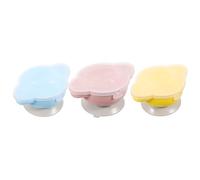 PACKOVE 3 Pezzi Set Di Ciotole Di Aspirazione Ciotole Per L'alimentazione Del Prep Ciotole Aspirazione Delle Ciotole Per Ciotole Aspiranti Polipropilene (pp)