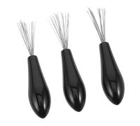 PACKOVE 3 Pezzi Strumento per Cura e Rimozione Capelli da Spazzole Cuscino Ganci Profondi per Pulizia Leggero e Portatile per Casa e Viaggio