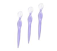 PACKOVE 3 Pezzi taglia sopracciglia rasoio per sopracciglia lame di rasoio plasmatore facciale modellatori di sopracciglia strumenti per il trucco di bellezza Viola,porpora