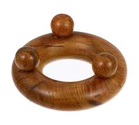 PACKOVE 3 Pezzi Tavola raschiante in legno gua sha guasha strenne strenna skincare dita scratcher facciale massaggianti raschietto per la salute massaggiatore per la schiena di legno Brown
