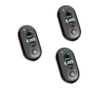 PACKOVE 3 Pezzi test alcolemico alcoltest Test alcolimetro Misuratore alcolimetro Test alcolici rivelatori primo analizzatore del respiro rilevatore di elettronico Black