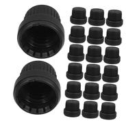 PACKOVE 30pezzi Tappi Dosatori Per Olio Essenziale Cappucci Sigillanti in Pp Con Filettatura Interna Per Bottiglie in Vetro Da Copertura Antifurto Resistente e Facile Da Avvitare Per Botti