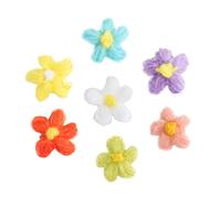 PACKOVE 35 Pezzi Toppe Floreali in Filato di Lana per Decorazione Abiti Fai da Te, Pratiche e Eleganti per Vestiti e Cheongsams, Perfette per Abbellire Abbigliamento