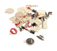 PACKOVE 36 Pezzi Pendenti Donna in Lega Fashion a Forma di Scarpe Tacchi per Gioielli Fai da Te, Accessori Colore Assortito per Creazioni Handmade e Braccialetti Stili multipli