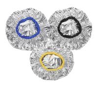 PACKOVE 3pezzi Cuffia per Capelli Effetto Condizionante Profondo Cuffia Termica in Stagnola per Tinture e Oli per Capelli per Trattamenti Casa Salone