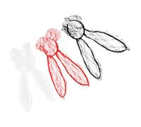 PACKOVE 3pezzi Fascia per Capelli Velo in Pizzo Fascia Orecchie di Coniglio Fermaglio per Capelli da Donna Accessorio per Feste Natalizie e Halloween Cerchietto per Cosplay Colore Casuale