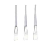 PACKOVE 3pezzi Pennello Applicatore Per Maschera Viso in Cristallo Trasparente Manico Per Applicazione e Cura