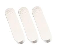 PACKOVE 3pezzi Porta Cotton Fioc Mini Orso in Pp Bianco Contenitori Compatti Per Batuffoli Cotone Organizer Portatile Per Scrivania e Viaggi Facile Da Pulire e Trasportare