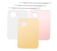 PACKOVE 3sets Palette Miscelazione Con Spatole Colori Per Makeup Facile e Versatile Per Look Personalizzati