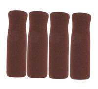 PACKOVE 4 Pezzi Copertura Per Impugnatura Di Canna Non Slip Schiuma Anziani Accessori Per Bastoni Da Passeggio Suggerimenti Manubrio Ammortizzato Adulti Spugna Light Brown