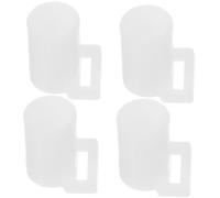 PACKOVE 4 Pezzi Di Supporto Per Zanzariera Coprigambe Staffe Per Asta Punte Per Asta Per Zanzariera Accessorio Per Zanzariera Punte Per Asta Di Rete Punte Per Asta Di Rete Punte