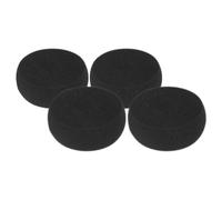 PACKOVE 4 Pezzi Spugna Rotonda Nera per Ceramica, Pittura e Superfici Lisce | Sponge in Schiuma, Impugnatura Ergonomica, per Maestri D'arte e Professionisti, Acqua e Tornio