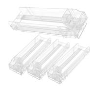 PACKOVE 4 Pezzi Trasparente per Sigarette Auto Push Espositore Pratico per Negozi e Supermercati Design Resistente e Facile Usare Pacchetti