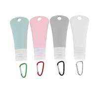 PACKOVE 4 Set Bottiglia Di Silice Dosatore Di Liquidi Bottiglie Riempibile Contenitori Condimento Riutilizzabile Perdere Distributore Contenitore Per Lozioni Bottiglia Campione