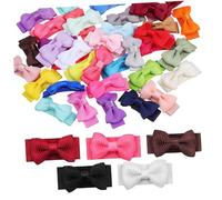PACKOVE 40pezzi Fiocchi Per Capelli Colorati Per Neonata Fermacapelli Scatto Mini Per Capelli Sottili Accessori Per Acconciature Leggere e Sicuri