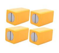 PACKOVE 4pezzi Contenitore in Latta per Smaltimento dei Rasoi per Conservazione Sicura delle Lame Usate Adatto Barbieri e Utilizzo Domestico