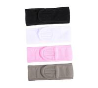 PACKOVE 4pezzi Fascia Per Donna Per Trucco Fascia Per Lavaggio Viso in Materiale Di Super Assorbente Elastica Adatta Quasi Tutte Le Persone Riutilizzabile