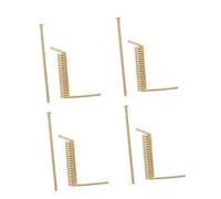 PACKOVE 4pezzi Molle di Ricambio in Acciaio Dorato per Fermagli Molla per Capelli Tipo V Parti di Riparazione per Forcine Grandi e Medie Adatte per DIY e Manutenzione