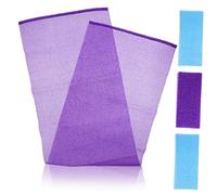 PACKOVE 4pezzi Panni Esfolianti Nylon Per Corpo Teli Da Bagno Pratici e Scrub Per La Di Colori e Rimuove Le Cellule Morte e Massaggia La