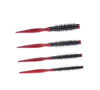 PACKOVE 4pezzi Pettini Legno Massello Per Acconciature Pettine Rotante Mini Per Ricci e Lisci Strumento Di Styling Per Salone e Uso Domestico