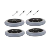 PACKOVE 4pezzi Ruote Di Ricambio Per Sedia Rotelle Accessori Sostitutivi Per Ruote Anteriori Girevoli Pneumatici Antiscivolo Resistenti Per Anziani e Pazienti