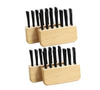 PACKOVE 4pezzi Spazzola Pulitrice per Pettini Pratico Pulitore per Airbag Strumento di Pulizia per Spazzole per Capelli Pettine Rullo Materiale Robusto e Durevole Facil Usare Pulire