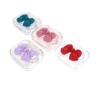 PACKOVE 4sets Custodia Per Lenti Contatto Piccolo Organizer Da Viaggio Contenitore in Plastica Durevole Per Conservare Le Lenti Contatto