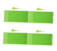 PACKOVE 4sets Lavagna Scrittura Braille Plastica Per Ciechi Kit Portatile Con Penna Righe e Caselle Per Apprendimento Braille Strumento Di Scrittura Per Non Vedenti