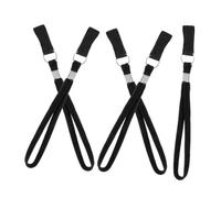 PACKOVE 5 Pezzi Braccialetto Stampella Presa Di Canna Cordini Sfusi Cinturini in Canna Per Polso Cinghia Per Canna Da Arrampicata Piccolo Cordino Cinturino Da Polso Per Canna Nylon Black