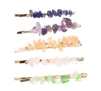 PACKOVE 5 Pezzi Forcina Mollette Per Fini Gemme Per Clip Nozze Perni Molletta Accessori Per Per Le Donne Spillo Pins Bobby Fermaglio Bang Lega