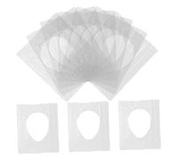 PACKOVE 50 Pezzi Fodere Per Sedili Wc Posto a Sedere Sostituzione Pastiglie Ammortizzato Rivestimento Imbottiture Per Sedili Coperture Chiaro Tampone Coprisedili Copri Wc Transparent
