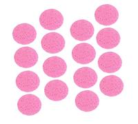 PACKOVE 50 Pezzi spugna facciale individualmente Trucco spugna di bellezza estetisti inventare spugna Crea spugne fibra di polpa di legno di cotone rosa
