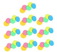 PACKOVE 50 Pezzi Spugnette Struccanti Cellulosa Spugne Rotonde per Detergente Colorate e Morbide Color Carne Igieniche e Facili Asciugare per Struccare