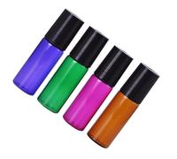 PACKOVE 5Ml 4 Pezzi Contenitori per e Cosmetici Bottiglie Ricaricabili Viaggio per Lozioni e Profumi Strumenti Massaggio per Pelle Sensibile