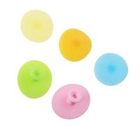 PACKOVE 5pezzi Per Shampoo Silicone Per Ragazza Ragazza Massaggiatore Per Capelluto Scrubber Per Della Trasparenti Del Capelluto e Relax Bagno