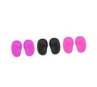 PACKOVE 6 Paia Cuffie Protettive in Silicone per Parrucchieri Comfortevoli e Impermeabili per Protezione Orecchie Durante La Colorazione e Utilizzo Piastra Arricciante per e Domestico