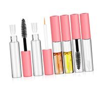 PACKOVE 6 Pezzi Bottiglia per ciglia vuota Eyeliner bacchetta del tubo del mascara frustata contenitori cosmetici tubi ricaricabili per la crema contenitori per mascara bottiglia petg