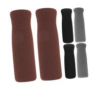 PACKOVE 6 Pezzi Copertura Della Maniglia Della Stampella Mano Bastoni Anziani Accessori Schiuma Da Passeggio Camminatore Signore Presa Comode Impugnature in Canna Gomma