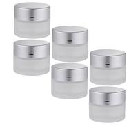 PACKOVE 6 Pezzi Flaconi Per Crema Cosmetici Cura Della Pelle Mini Barattoli Con Coperchi Piccoli Per Bottiglie Vuote Flaconi Riutilizzabili Per Campioni Contenitori Per Crema Viso