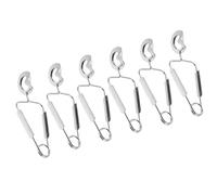 PACKOVE 6 Pezzi Pinze per Lumache in Acciaio Inox Molla, Pinze per Buffet in Metallo Resistenti al Calore, Utensili da Cucina Multifunzione per Insalata e Frutti di Mare, per Ristoranti