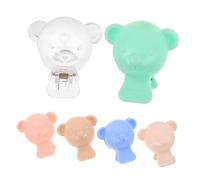 PACKOVE 6pezzi Coprispazzolino Portatile in Materiale Leggero Clip Di Stoccaggio Cappuccio Antipolvere Per Testina Dello Spazzolino Design Simpatico Tema Cartone Animato Per Ragazzo Ragazz