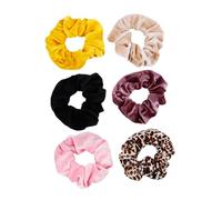 PACKOVE 6pezzi Elastici Grandi Per Capelli Oversize Elastic Band Per Capelli Donna Cerniera Fascia Per Code Di Cavallo Semiraccolti Semisciolti Chignon