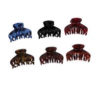 PACKOVE 6pezzi Fermaglio Per Donna Impugnatura Fermagli Resistenti in Materiale Robusto Da Viaggio Per Feste e Uscite