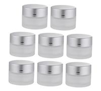 PACKOVE 8 Pezzi Bottiglia Di Crema Articoli Da Toeletta Barattoli Da Viaggio Barattolo Di Sottopacchetto Cosmetico Bottiglia Sottovuoto Vasetto Di Crema Con Silver Bicchiere