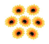 PACKOVE 8pezzi Girasoli Finti Fermaglio Per Di Forcine Di Girasole Per Ragazze Bambine Adatto Per Feste Estive e Spiagge