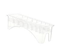 PACKOVE 8pezzi Scatola Portaoggetti in Plastica Trasparente Con Coperchio Per Pettini Limitatori Per Tagliacapelli Organizer Pratico e Durevole Per Accessori Capelli