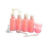 PACKOVE 9pezzi Bottiglia Da Viaggio Ricaricabile Per Lozione Vuoto Per Shampoo Bottiglia Per Shampoo Per Da Toeletta Viaggio Vuota