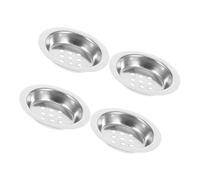 PACKOVE Accessori Bruciatore Incenso in Acciaio Inossidabile 4 Pezzi Setaccio Piatto Schermo per Bruciatori di Carbone Aromaterapia Casa Mediorientale