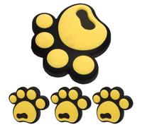 PACKOVE Adesivi Antiscivolo in Silicone Giallo per Snowboard 4 Pezzi Protezione da Impatto e Design Carino per Sport All'aperti e Seggiovia